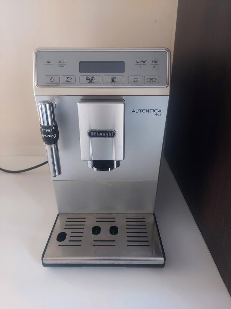 Delonghi authentica plus met stoomfunctie en hot water, Ophalen