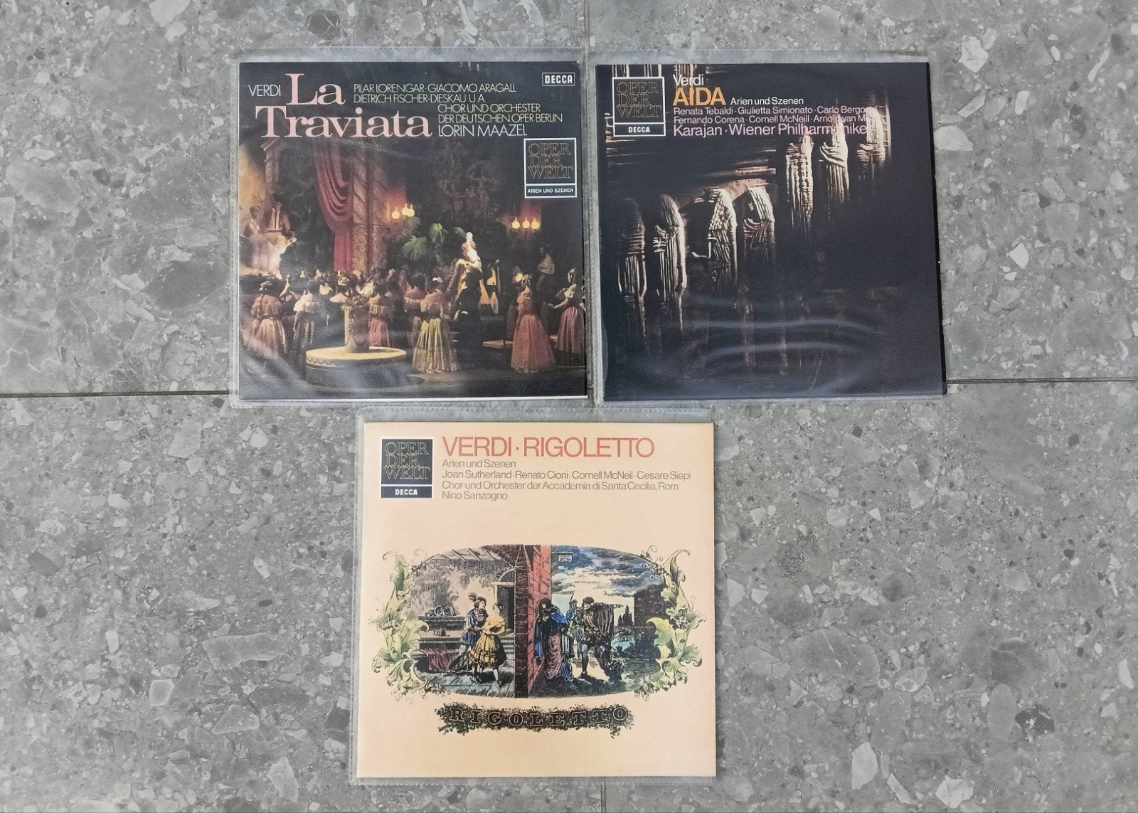 3 LP's Verdi, Cd's en Dvd's, Vinyl | Klassiek, Ophalen of Verzenden, LP, Verdi