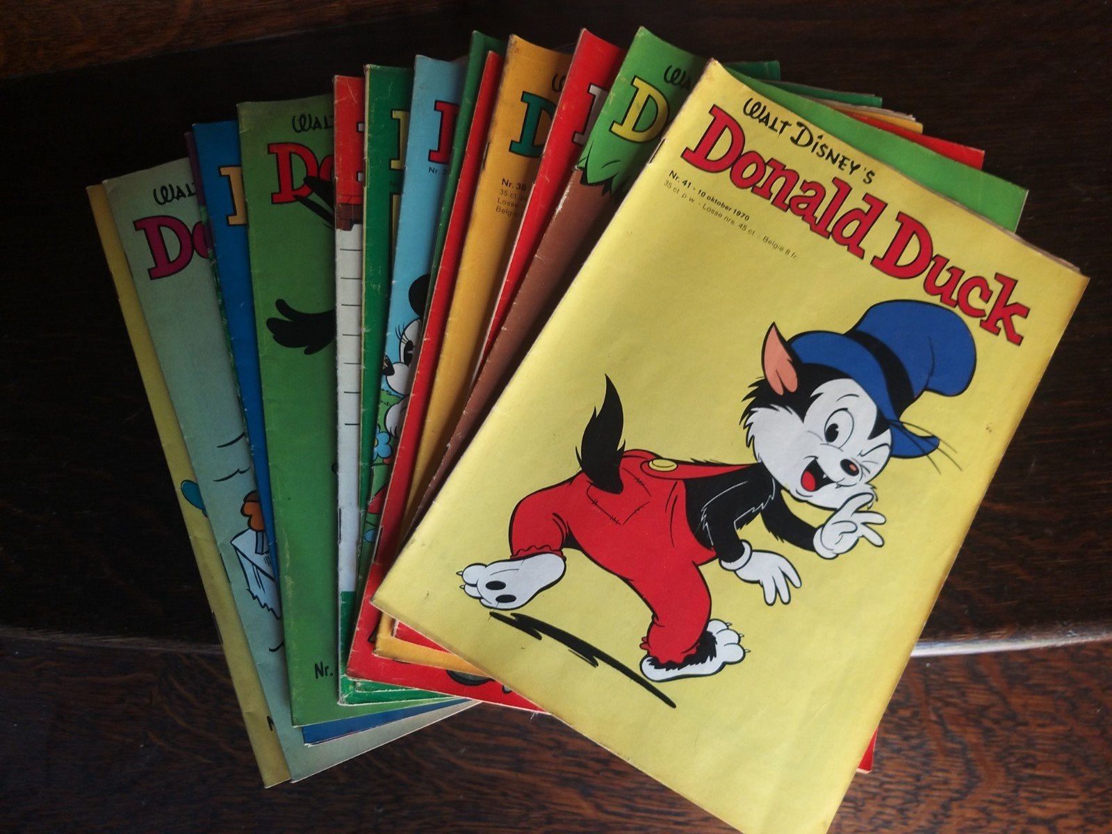 14 Donald Duck tijdschriften uit de jaren 70, Enlèvement