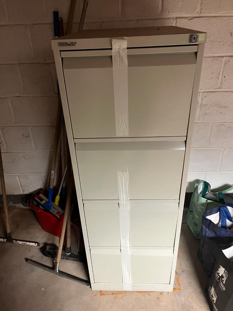 Armoire métallique BISLEY 4 tiroirs, Maison & Meubles, Enlèvement, Utilisé