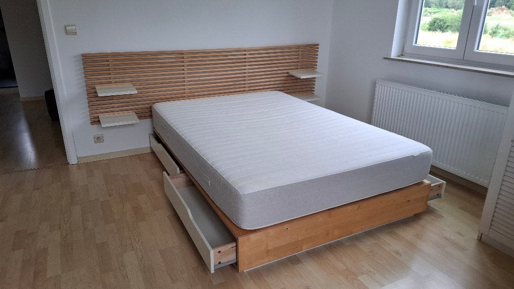 Lit 140 cm, Maison & Meubles, Chambre à coucher | Lits, 140 cm, Enlèvement, Utilisé, 200 cm
