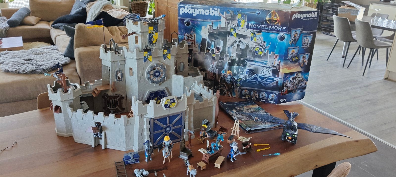 Playmobil novelmore kasteel 2 met draak, Kinderen en Baby's, Speelgoed | Playmobil, Ophalen of Verzenden