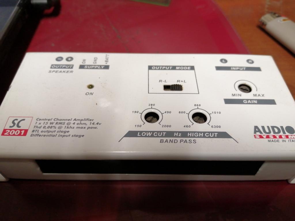 Ampli Audio system voie centrale, Enlèvement, Neuf