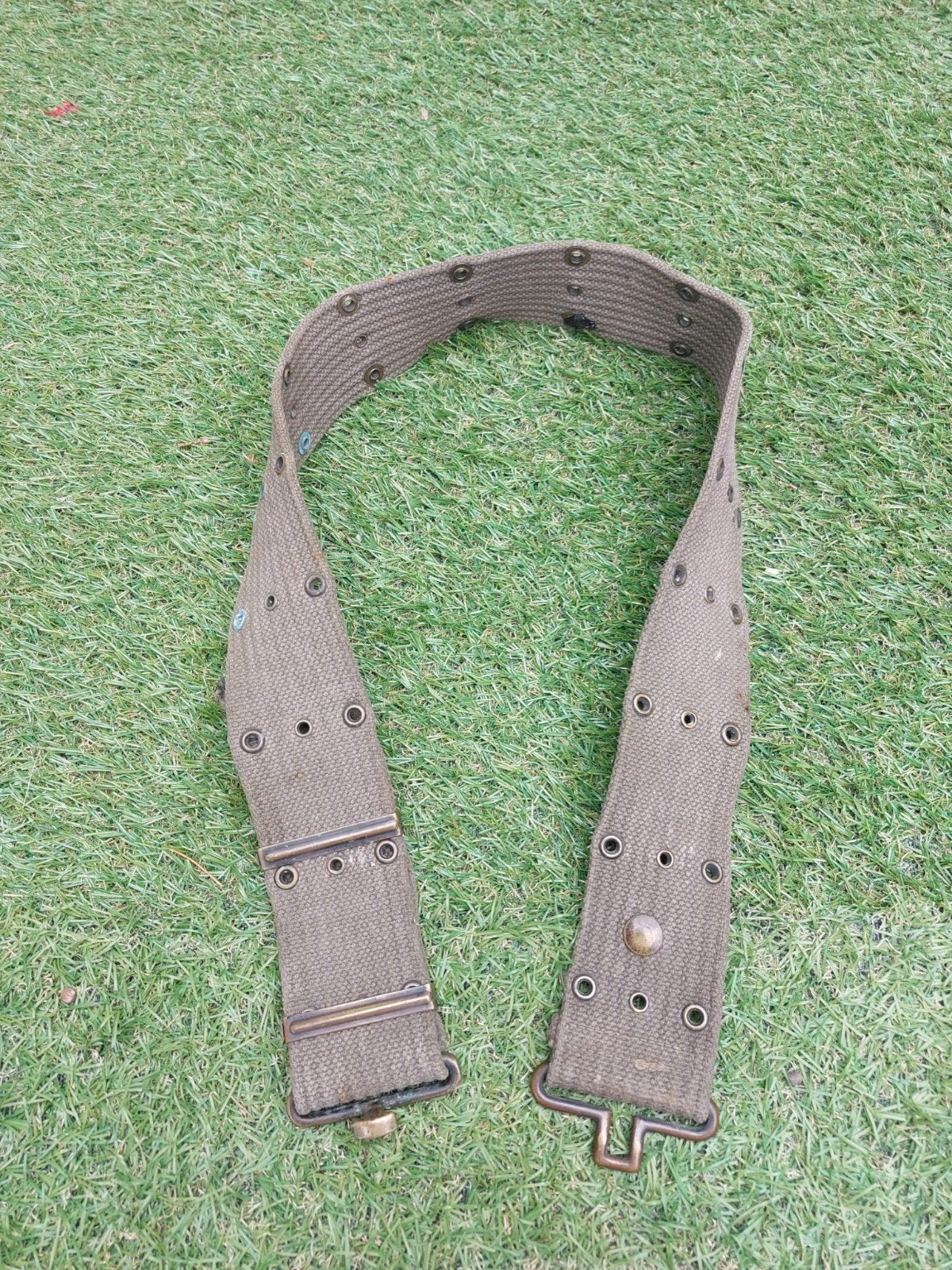 US Army WO2 M1936 pistol belt, Ophalen of Verzenden, Landmacht, Overige typen
