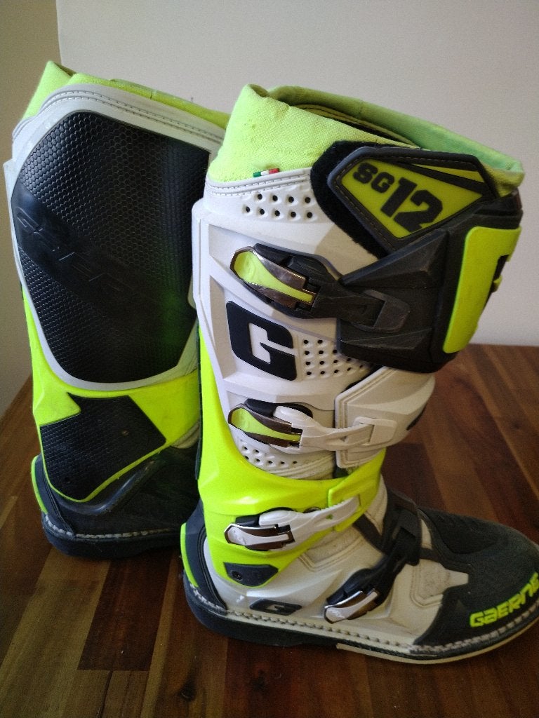 Bottes de motocross Gaerne SG 12 Adventure Taille 45, Motos, Vêtements | Vêtements de moto, Femmes, Seconde main, Bottes, Enlèvement