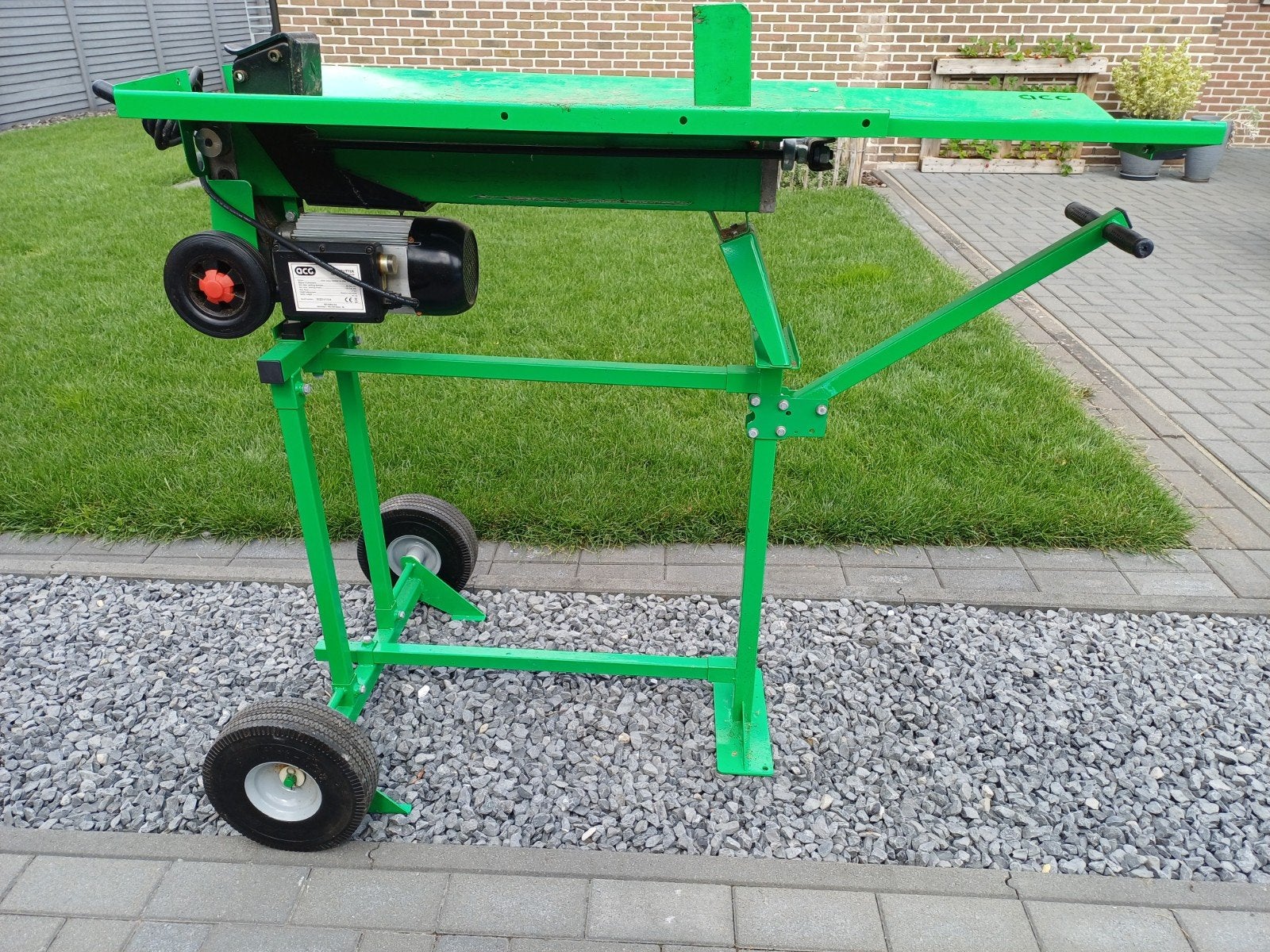 Kliefmachine 7Ton op onderstel, Tuin en Terras, Ophalen, Elektrisch, Liggend