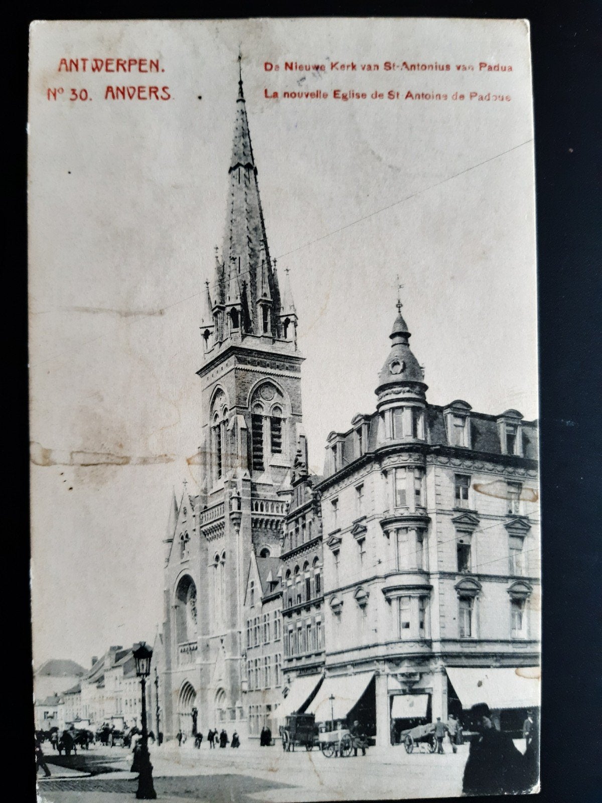 ANTWERPEN PADUA kerk PAARDEMARKT, Verzamelen, Ophalen of Verzenden, Antwerpen
