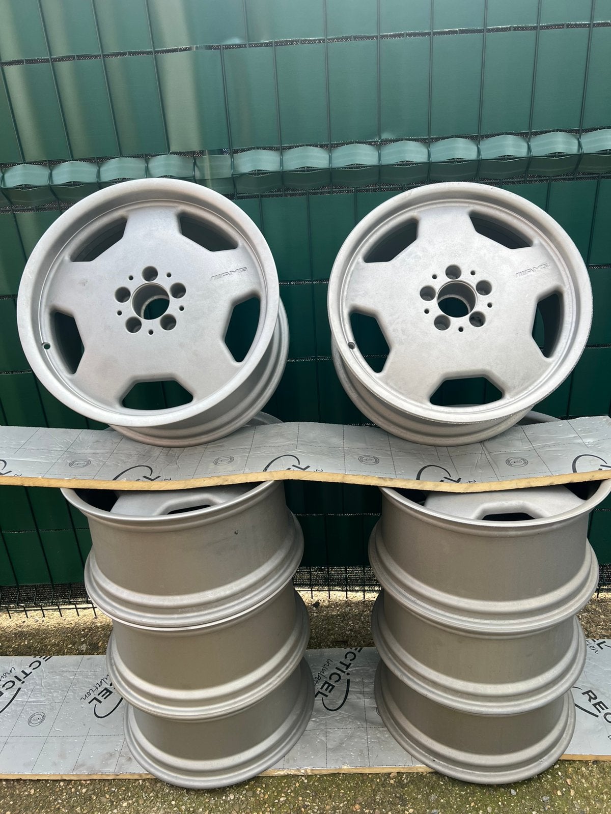 Amg 18inch breedset velgen, Auto-onderdelen, Ophalen, Gebruikt, Velg(en)