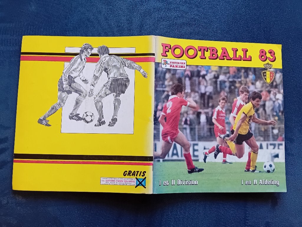 panini stickerboek Football 83, Ophalen of Verzenden, Zo goed als nieuw, Plaatje