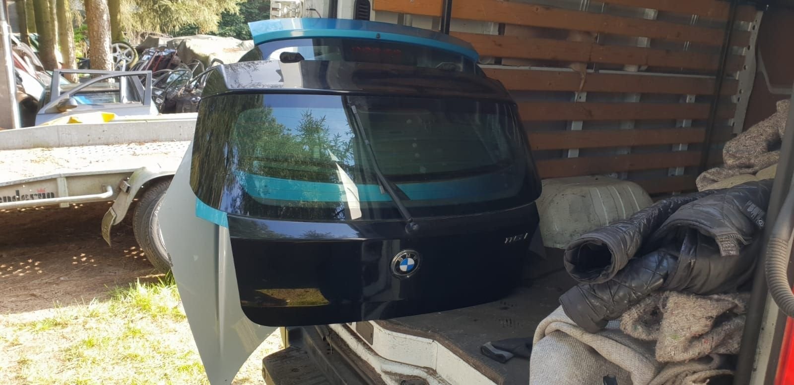 BMW 1 SERIE ACHTERKLEP BJ 2008, Arrière, -, Haillon arrière, Utilisé