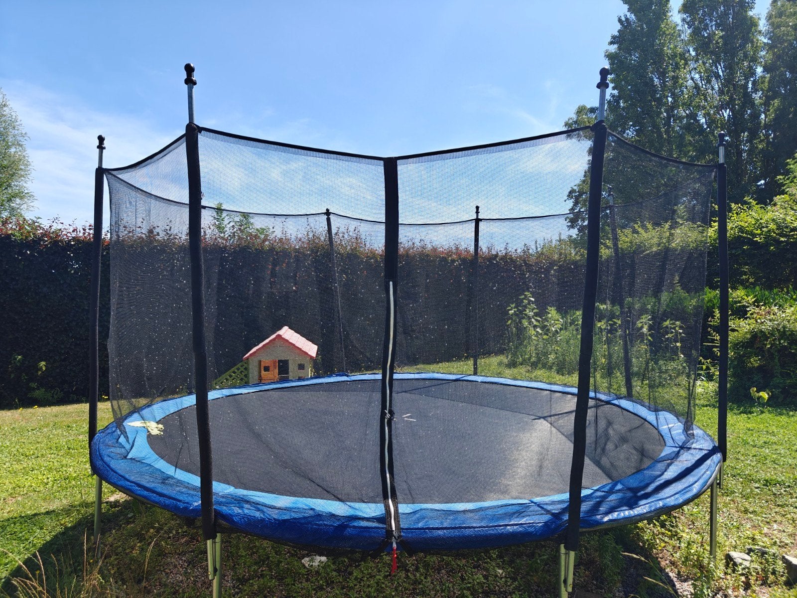 Garden Plus Jimpy trampoline 427cm + filet de sécurité, Enlèvement