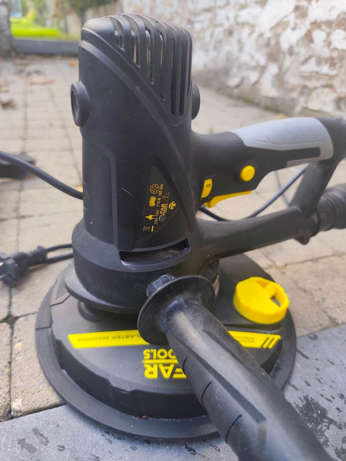 Ponceuse à plâtre FarTools DWS 180B 710W avec sac et accesso, Enlèvement
