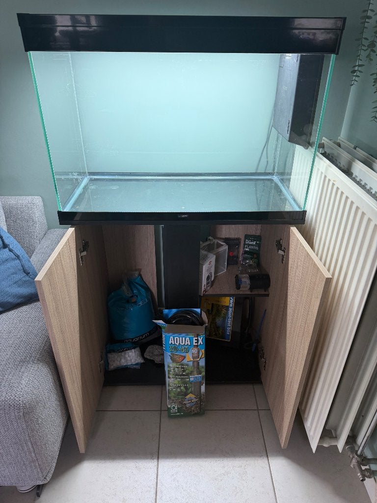 Aquarium met kast, Ophalen, Verwarming, Gebruikt, Overige typen