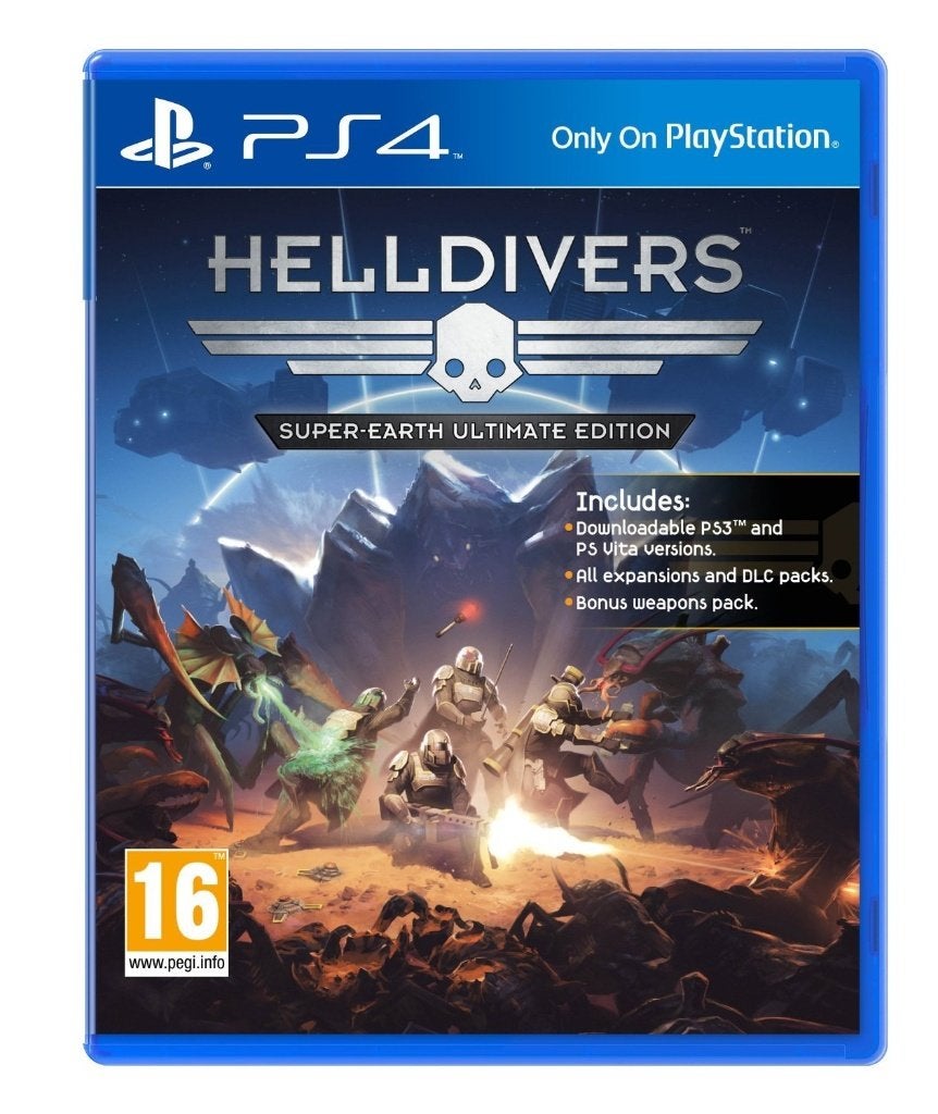 Helldivers Super-Earth Ultimate Edition (Sealed), Games en Spelcomputers, Games | Sony PlayStation 4, Shooter, 1 speler, Nieuw