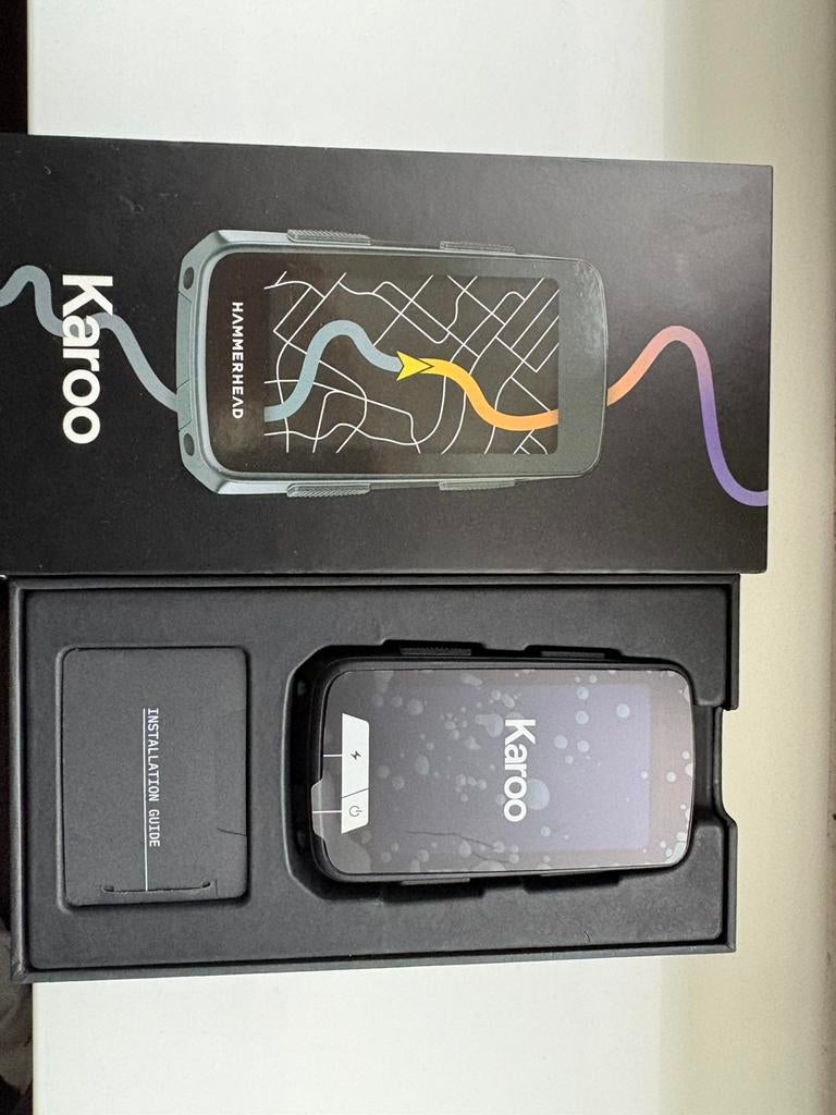 Hammerhead Karoo GPS Fietscomputer, Fietsen en Brommers, Fietsaccessoires | Fietscomputers, Zo goed als nieuw, GPS, Ophalen