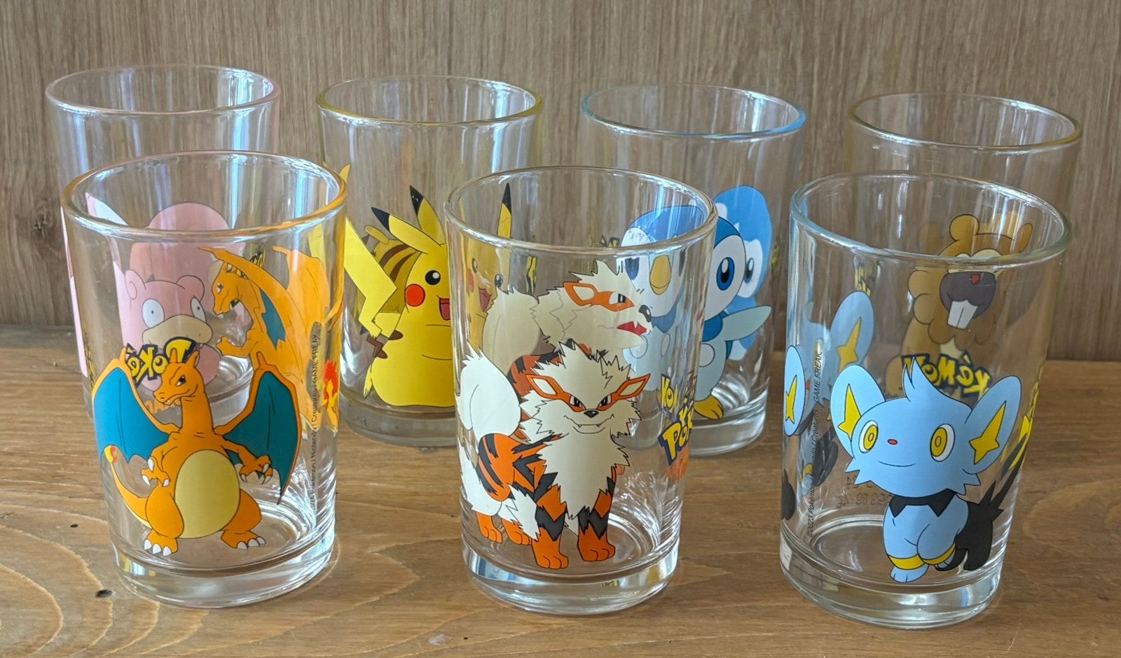 Pokémon drinkglazen, Ophalen of Verzenden, Zo goed als nieuw, Frisdrankglas