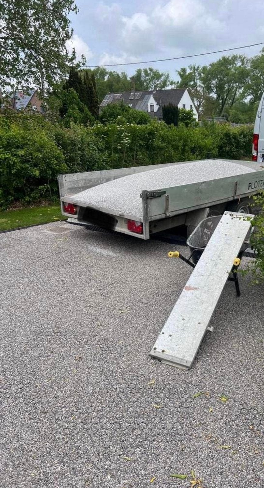 Remorque met kipper 2700kg, Auto diversen, Aanhangers en Bagagewagens, Ophalen, Gebruikt