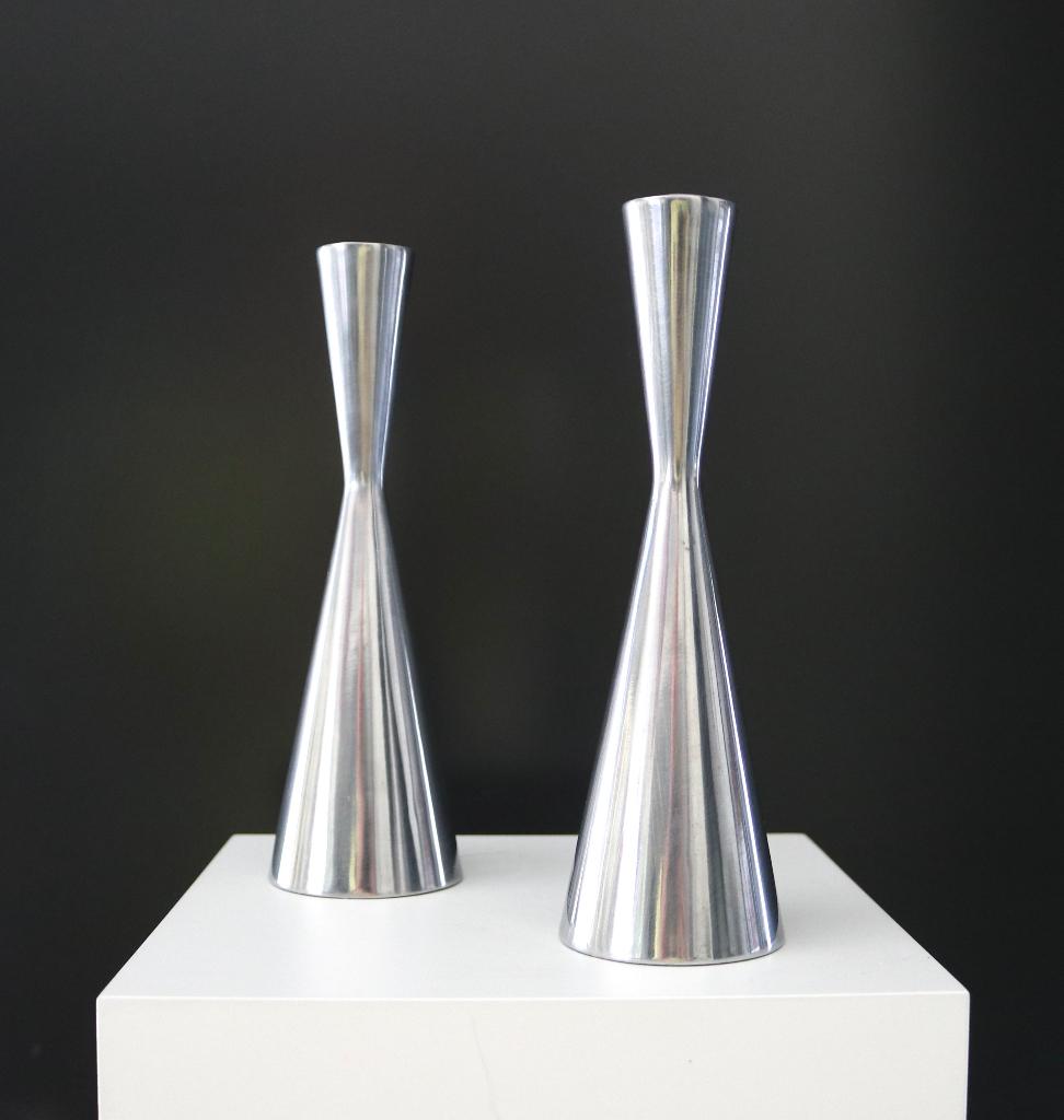 Vintage Erika Pekkari Götta kandelaars, Ophalen of Verzenden, Zo goed als nieuw, Metaal, Kandelaar