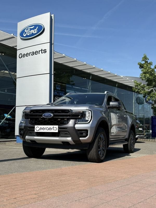 Ford Ranger EcoBlue A10 e-4WD Wildtrak, Auto's, Automaat, Gebruikt, Zwart, 4 cilinders