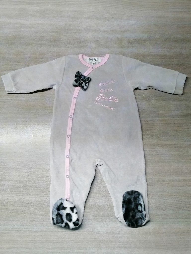 zacht pyjamaatje BULLE DE BB mt 68, Kinderen en Baby's, Babykleding | Maat 68, Bulle de bb, Nacht- of Onderkleding, Gebruikt, Meisje