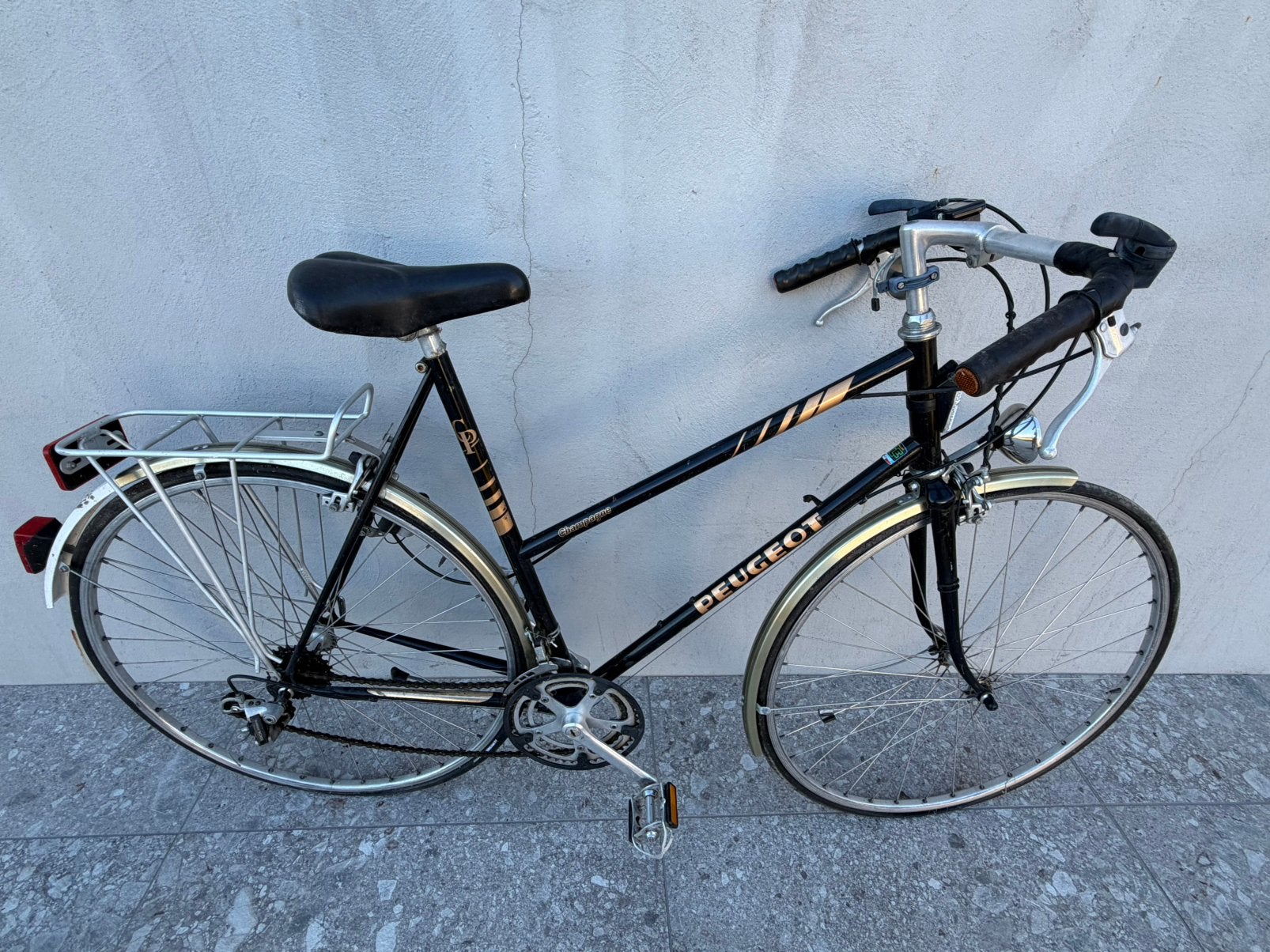 Peugeot Champagne – Vélo de ville vintage en acier, Vélos & Vélomoteurs, Enlèvement, Utilisé, Autres marques