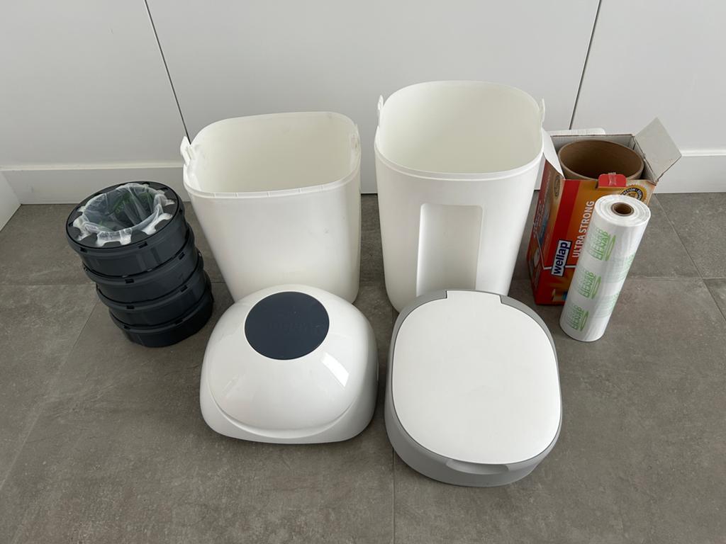 2 luieremmers Tommee Tippee, Kinderen en Baby's, Ophalen, Zo goed als nieuw, Luieremmer, Sangenic