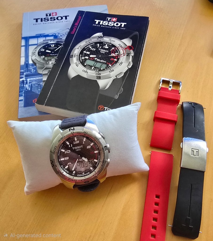 Tissot - Tissot T-Touch II Expert – Saphire, Ophalen, Staal, Met bandje, Tissot