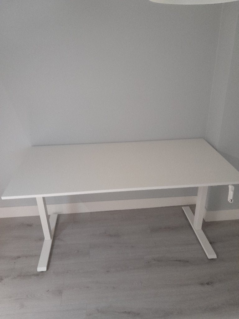 Bureau met verstelbare hoogte, Ophalen, 160 cm, Hout, Overige merken