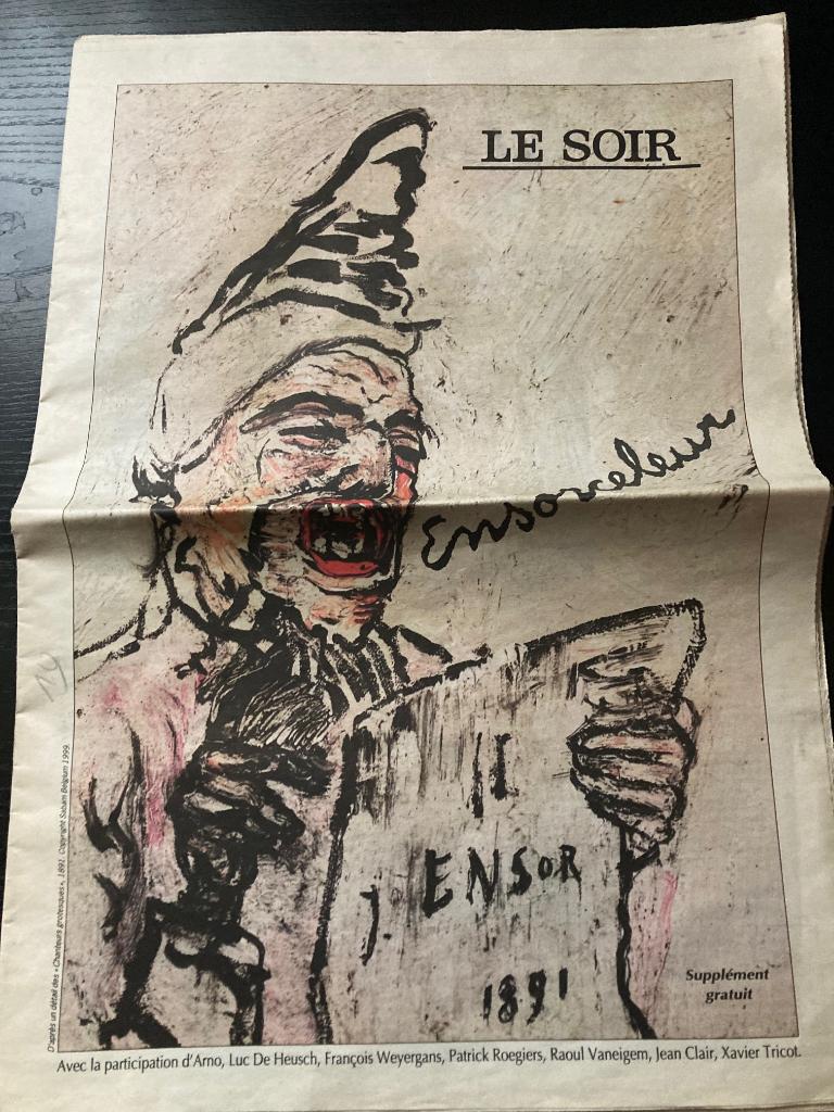 James Ensor Le Soir, Ophalen of Verzenden, Gelezen, Schilder- en Tekenkunst