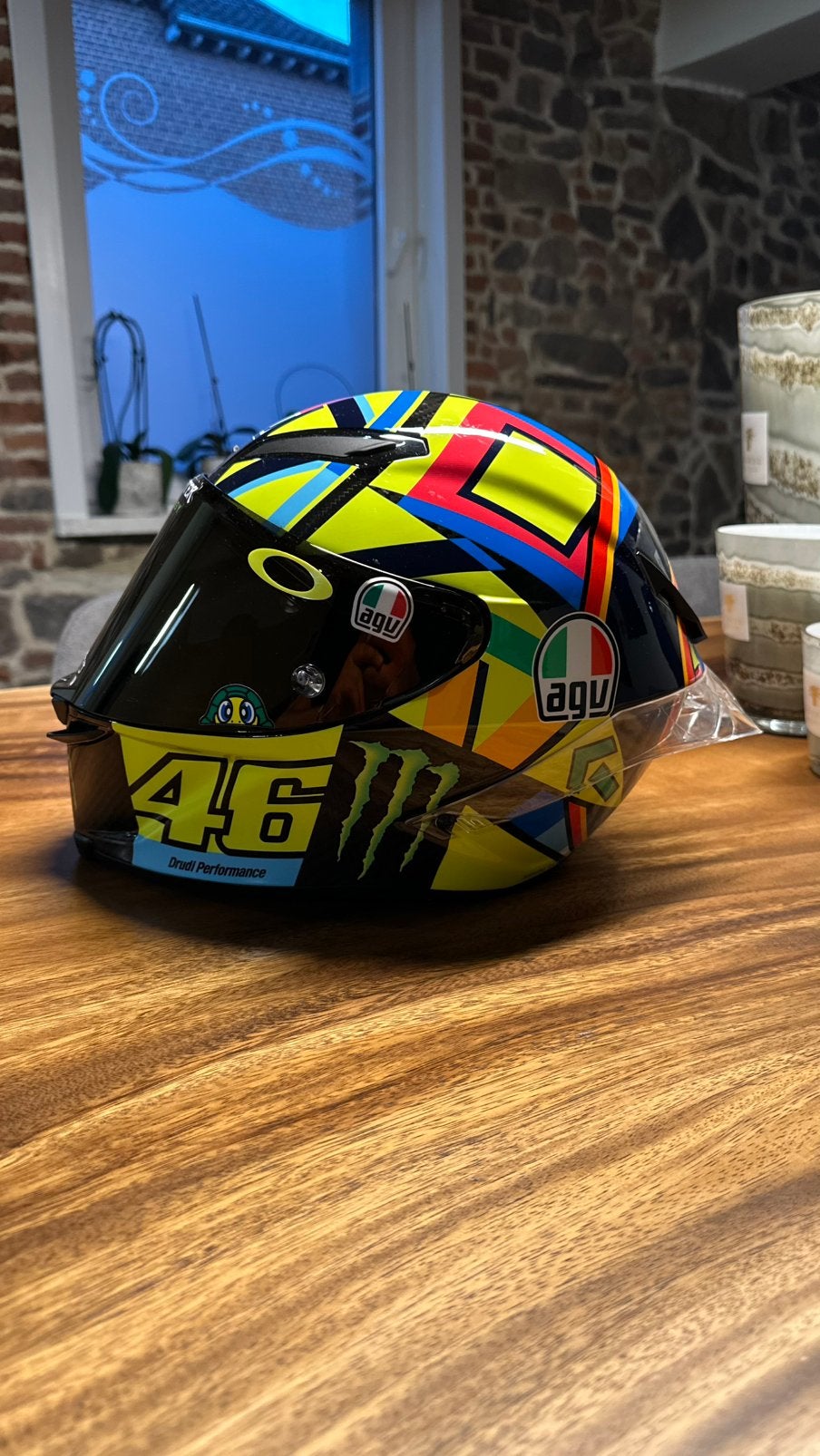 Casque moto AGV PISTA GP RR soleluna 2016 Valentino Rossi, M, Casque intégral, Neuf, avec ticket, Enlèvement