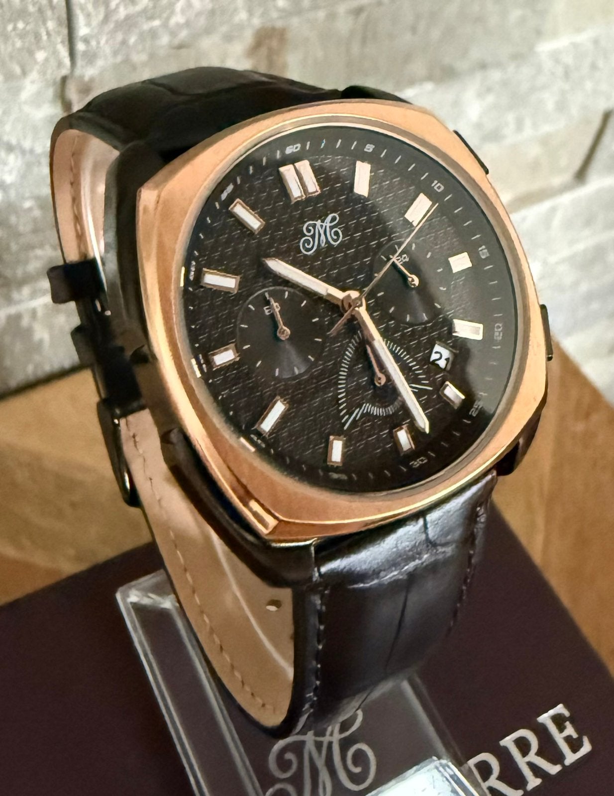 MAXIM MORRE ONE CHRONO VAUT499€! 💯%NEUF AVEC CERTIFICAT, Enlèvement ou Envoi, Neuf