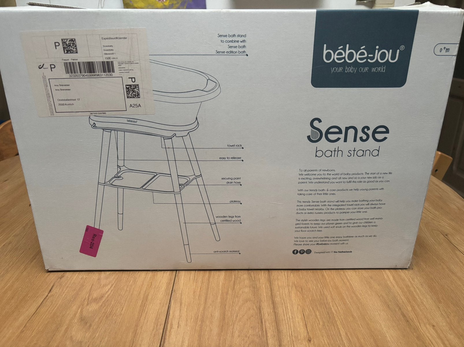 Bad standaard bébé-jou, Kinderen en Baby's, Badjes en Verzorging, Ophalen of Verzenden, Nieuw, Bébé-jou, Standaard