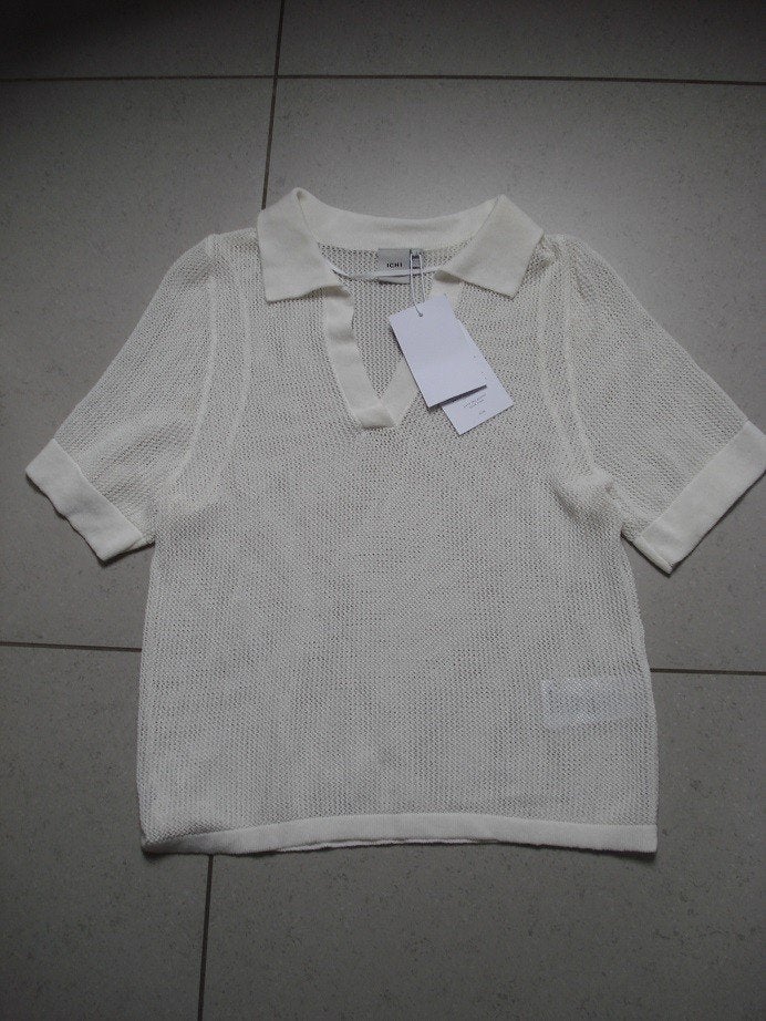 ** Nieuw Ichi wit blousje/truitje, dames. mt S, Wit, Nieuw, Ophalen of Verzenden, Maat 36 (S)