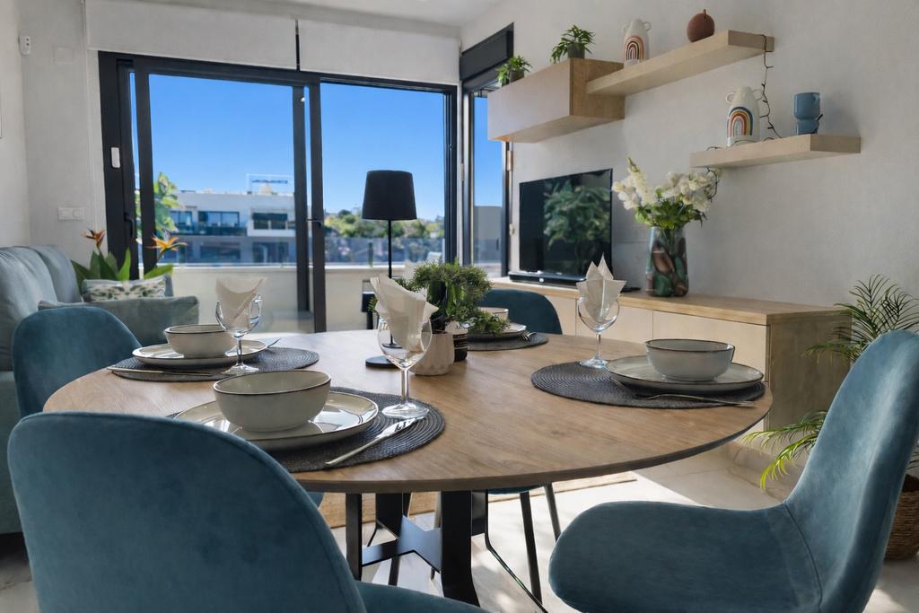 Te huur: Luxe Penthouse met 80m2 Solarium in Orihuela Costa, 2 slaapkamers, Costa Blanca, Aan zee, Appartement