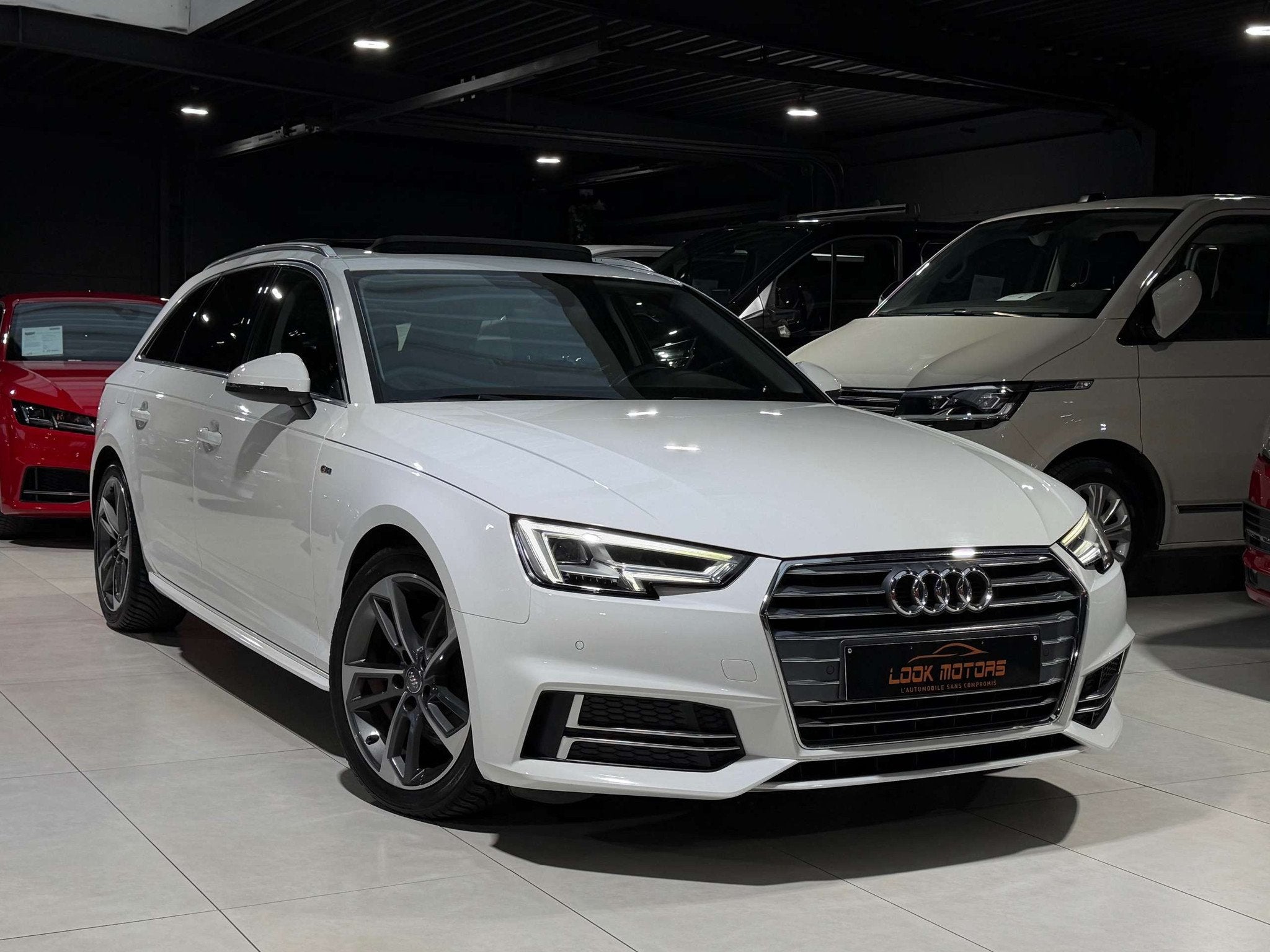 Audi A4 Avant S line 2.0 TDi S tronic 122cv CUIR TOIT PANORA, Euro 6, Entreprise, 1968 cm³, Noir