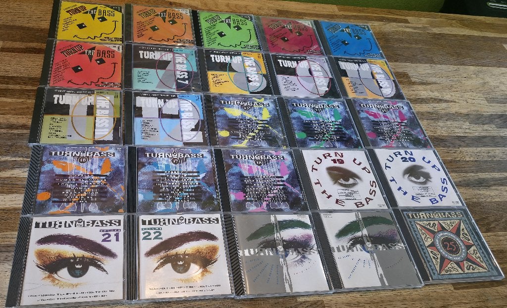 Turn up the Bass 1 to 25 complete collection house classics, House, Verzenden, Zo goed als nieuw, Verzamelalbum