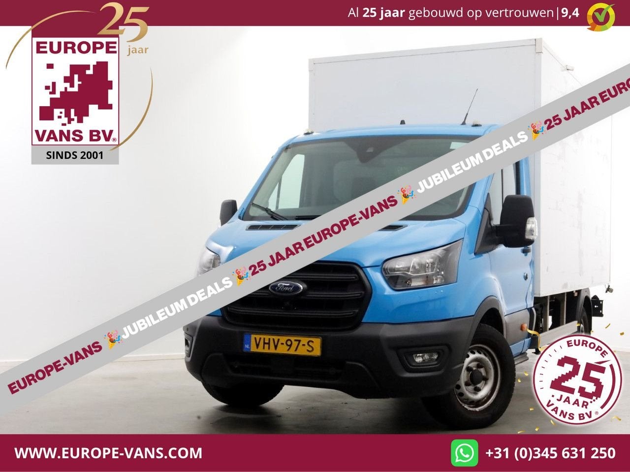 Ford Transit 350 2.0 TDCI 130pk E6 Bakwagen met achterdeuren, Achat, Entreprise, ABS, Diesel