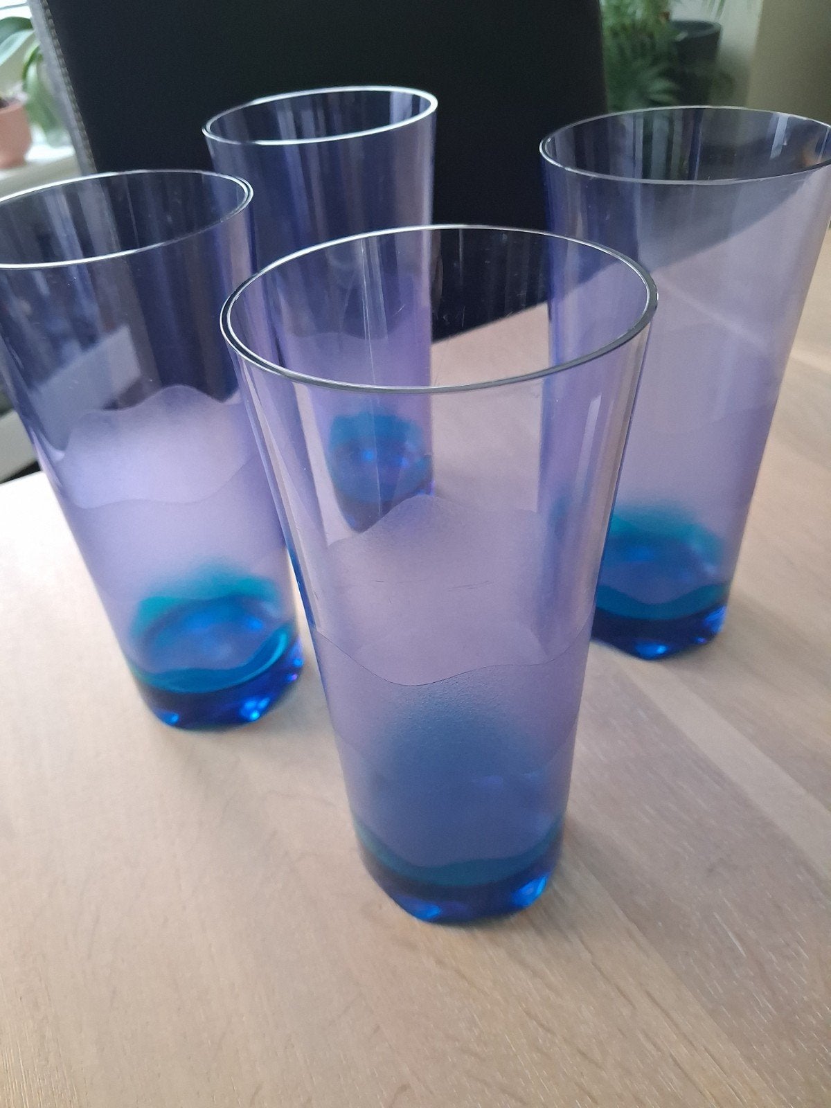 eleganzia drinkbeker  0,5 l tupperware, Ophalen, Gebruikt, Blauw, 500 ml