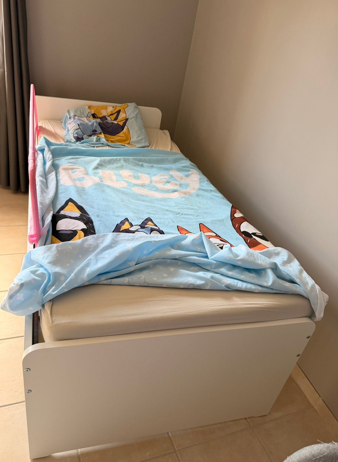 Lit une personne + matelas., 90 cm, Enlèvement, 200 cm, Une personne