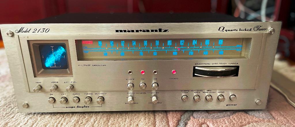 Marantz 2130 tuner oscilloscope high end 1978-81, Enlèvement, Utilisé, Analogique