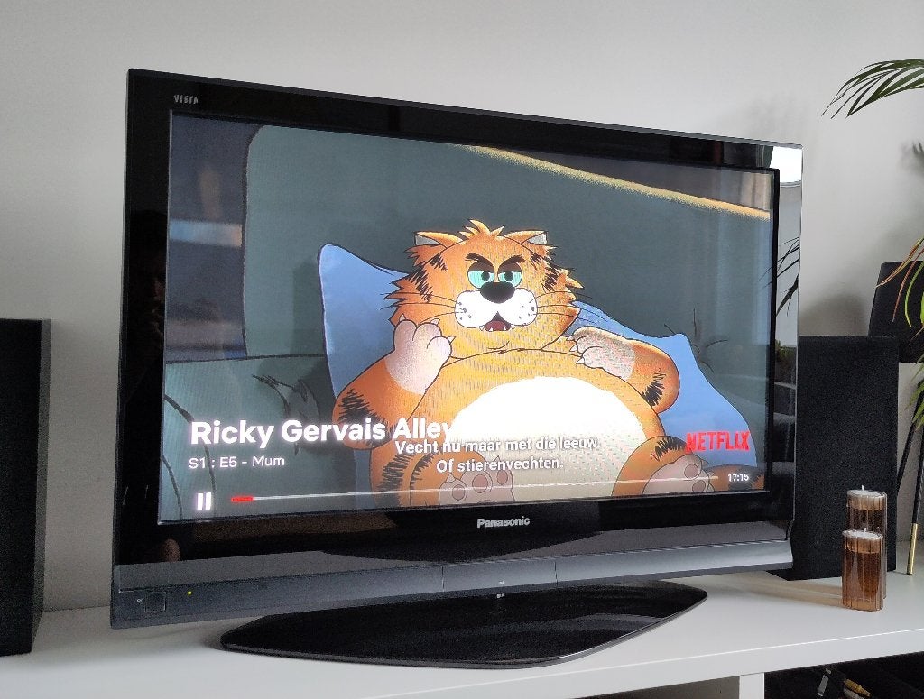 Panasonic flatscreen TV, Ophalen, Gebruikt, 80 tot 100 cm, Panasonic