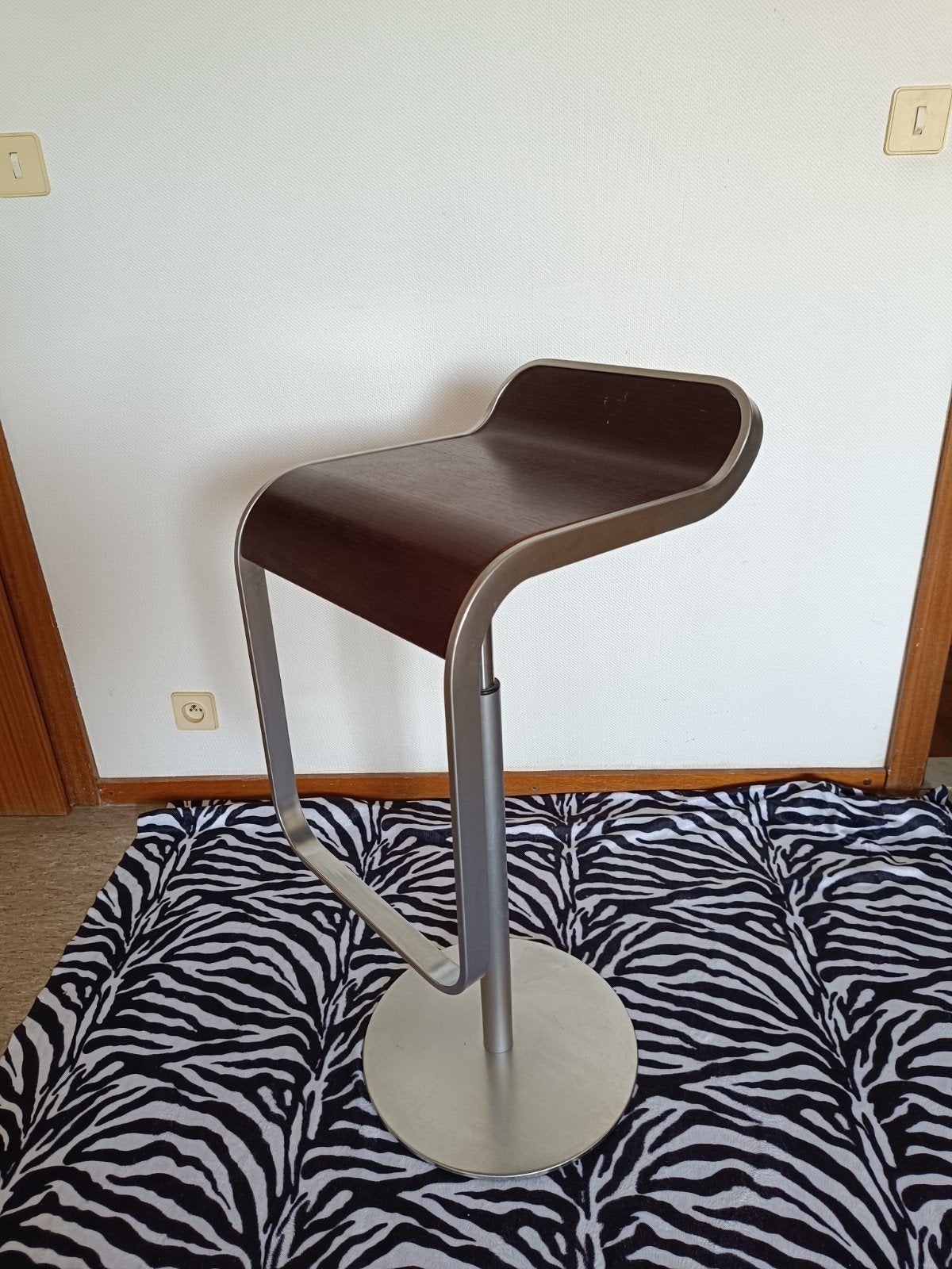 1 tabouret de bar LAPALMA - LEM, Huis en Inrichting, Barkrukken, Ophalen, Gebruikt, 60 tot 90 cm, 1 kruk