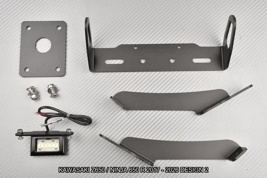Kentekenplaathouder KAWASAKI Z650 / NINJA 650 R 2017 - 2026, Ophalen of Verzenden, Nieuw