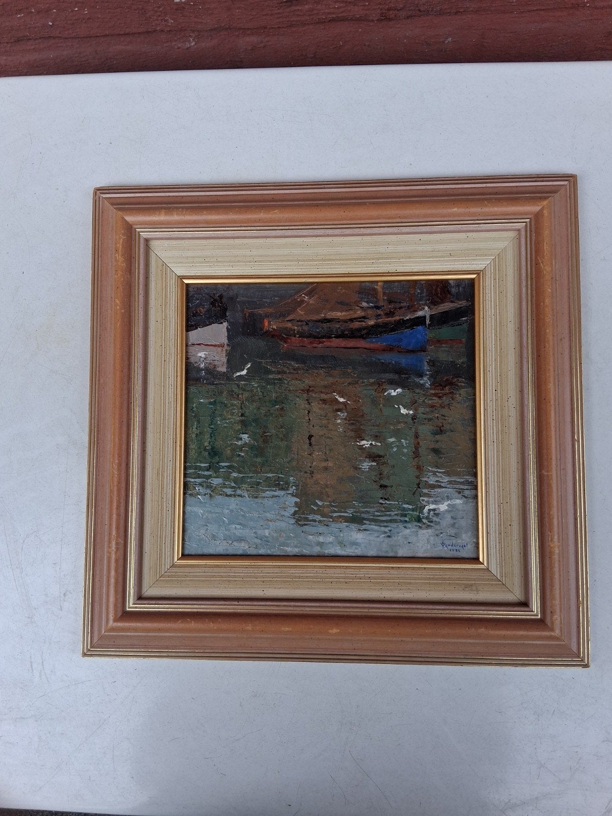 Armily Vandervael, Oostende 1931, Reflecties in het bekken, Antiek en Kunst, Ophalen