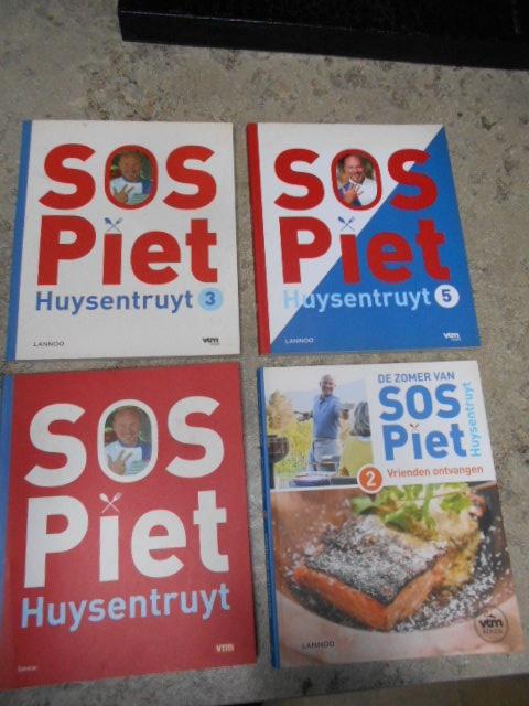 SOS Piet - 1/2/3 en 5 / 2 boeken voor 5 €, Ophalen of Verzenden, Zo goed als nieuw