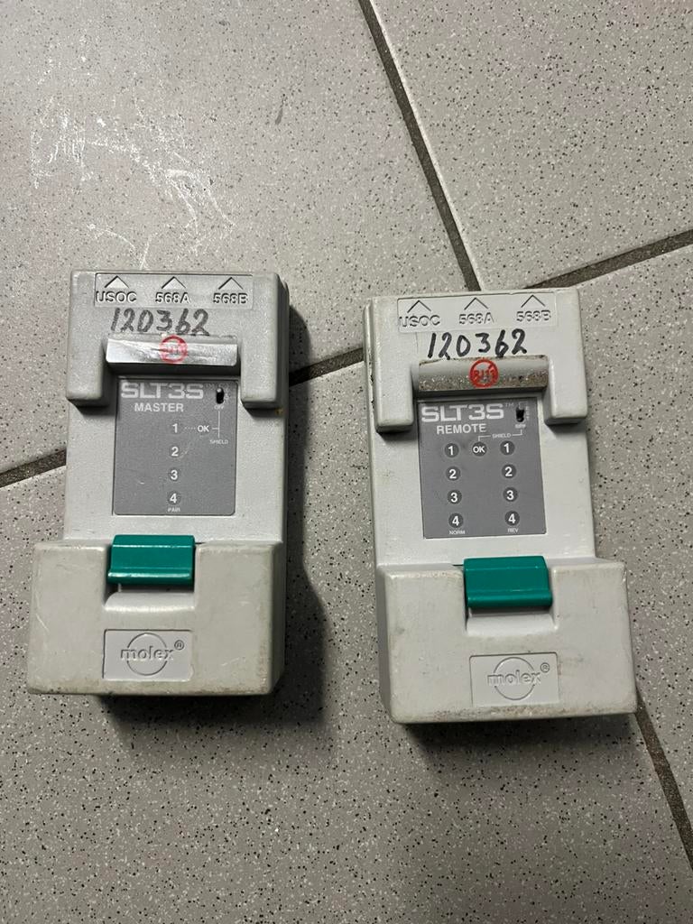 Molex SLT3S professionele kabeltester, Ophalen, Gebruikt