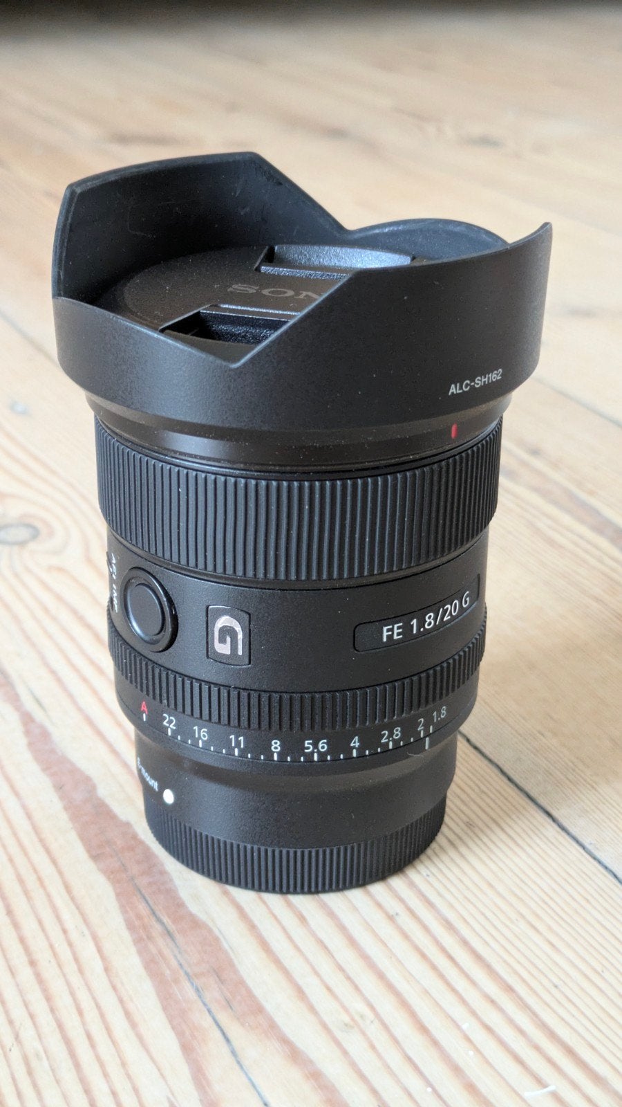 Sony FE 20 mm F1.8G, Sony