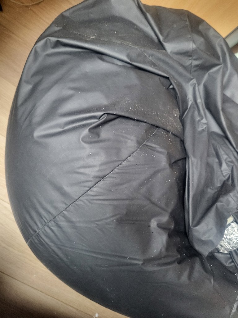 Zwarte zitzak, Ophalen, Gebruikt, Zwart, Zitzak