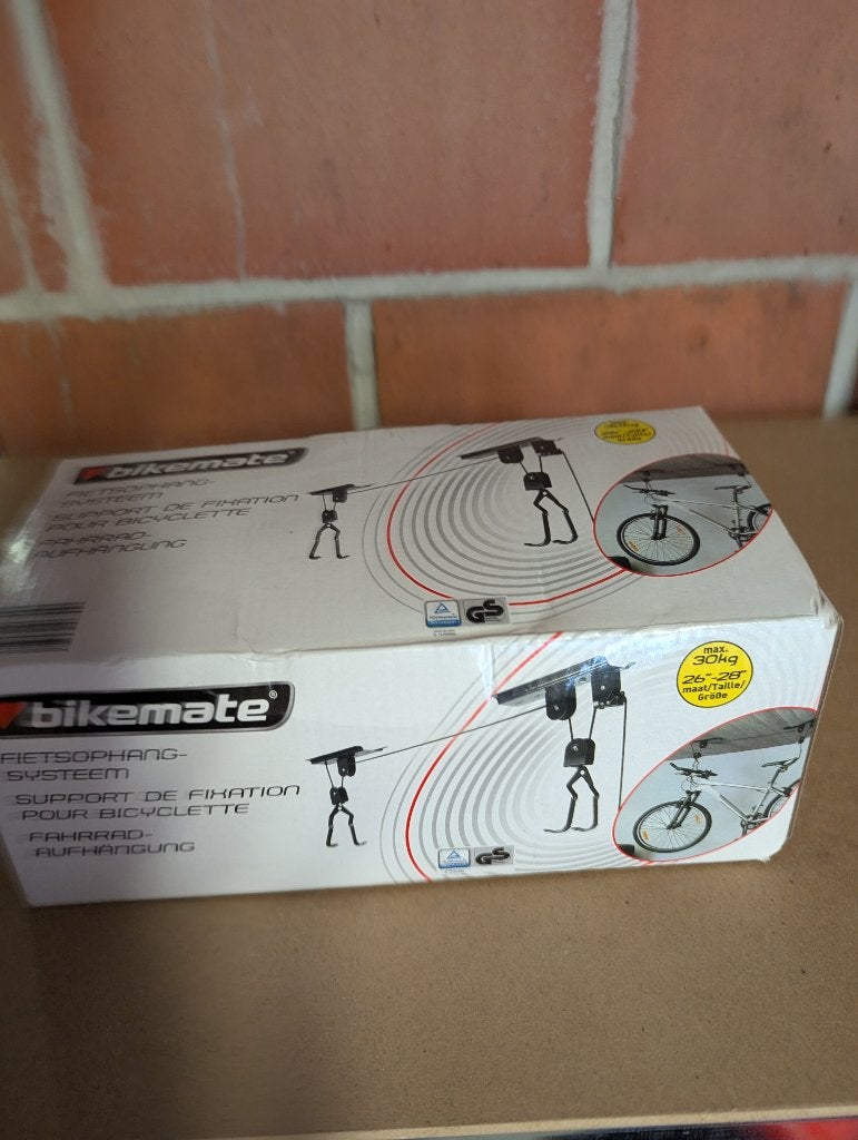 Ophangsysteem voor fietsen, Ophalen, Nieuw