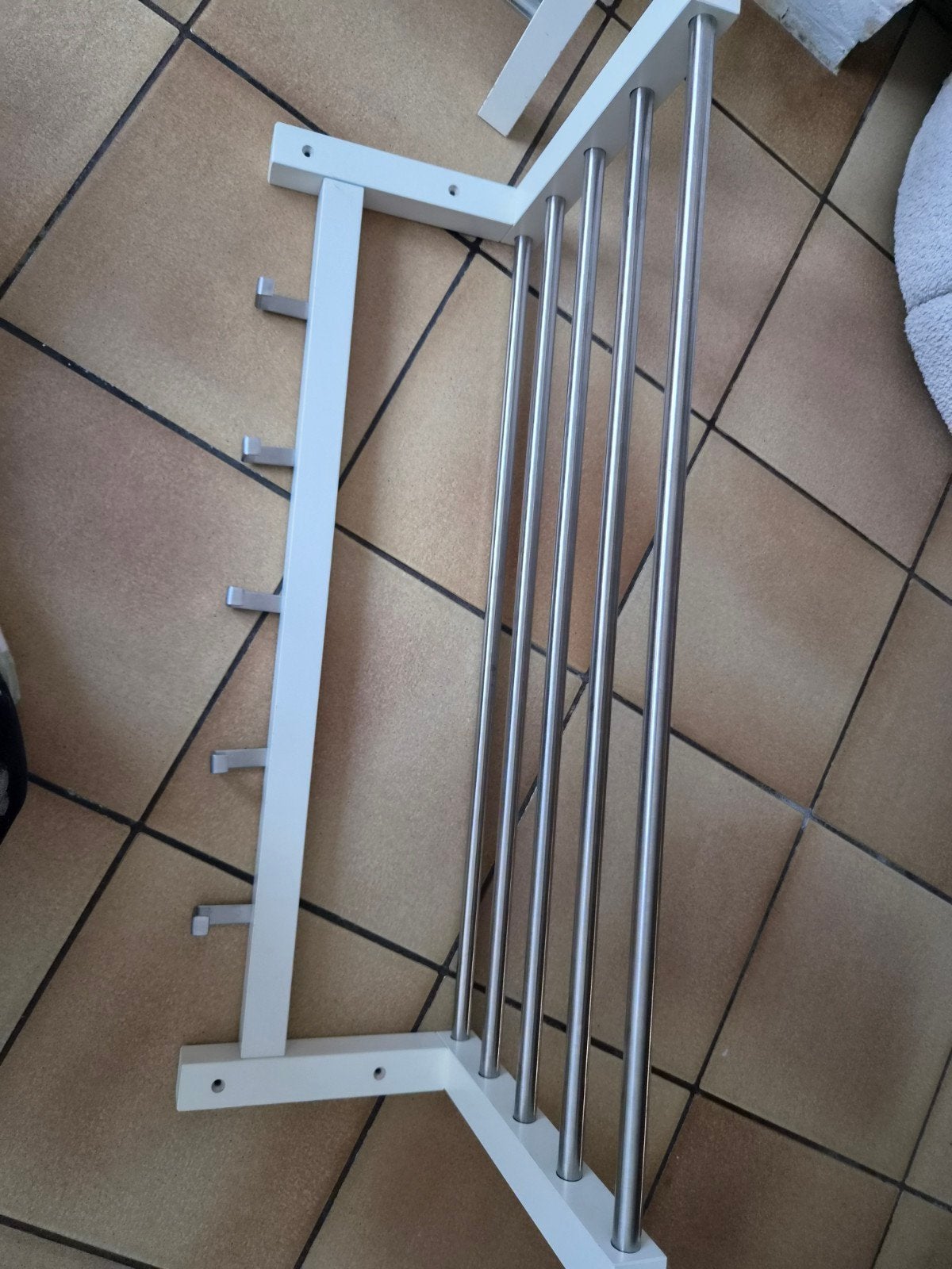 schoenenrek en kapstok Ikea, Ophalen